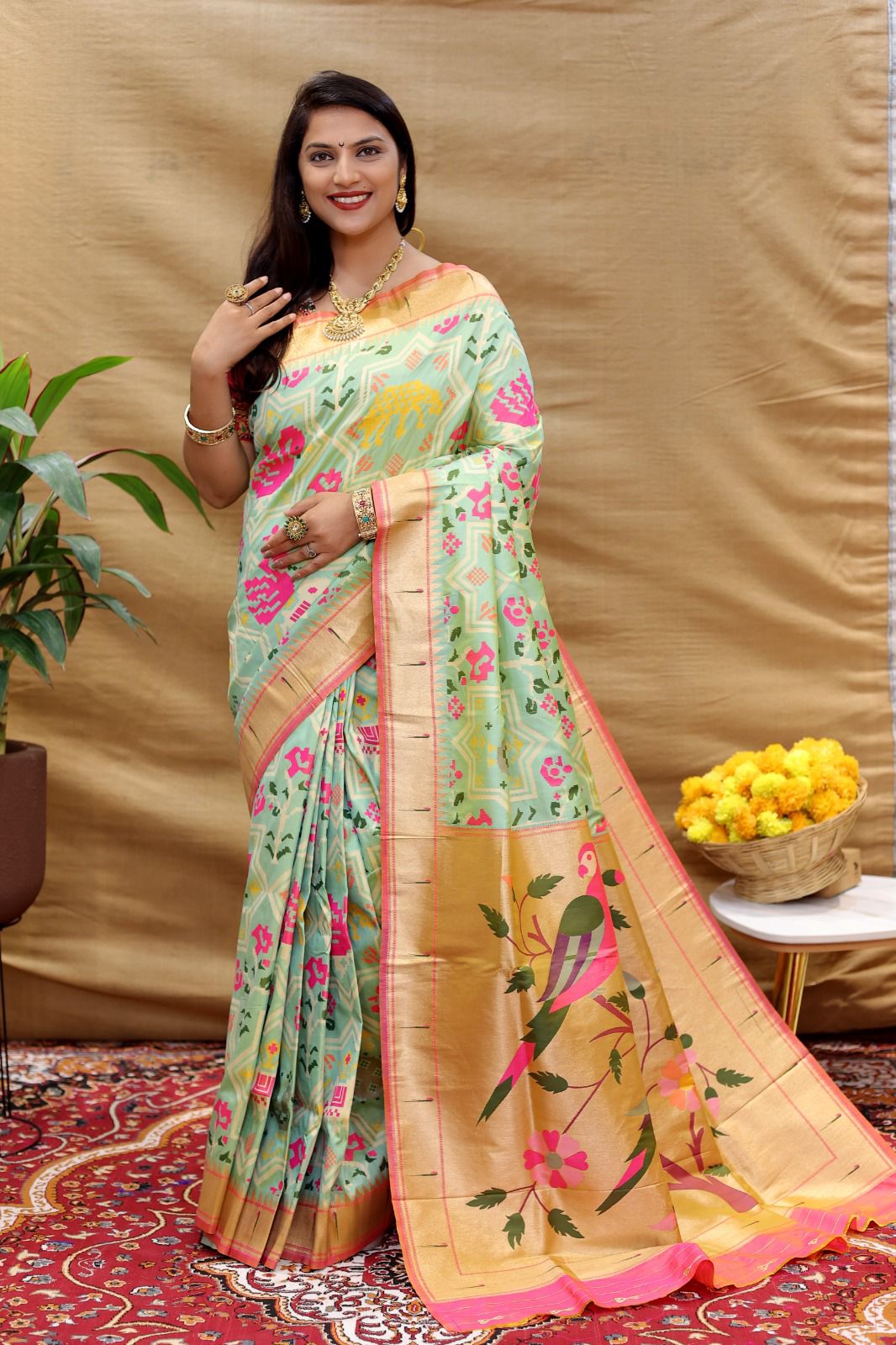 Patola Paithani By Policona Pure Silk Saree Catalog